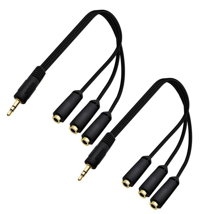 Seadream Cable Divisor de Auriculares 3.5mm 2 Piezas 0.3m