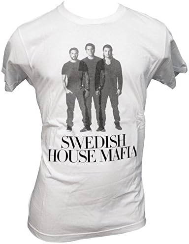 Swedish House Mafia Steve, Sebastian & Axwell Men's White T-Shirt - White, M - Medium