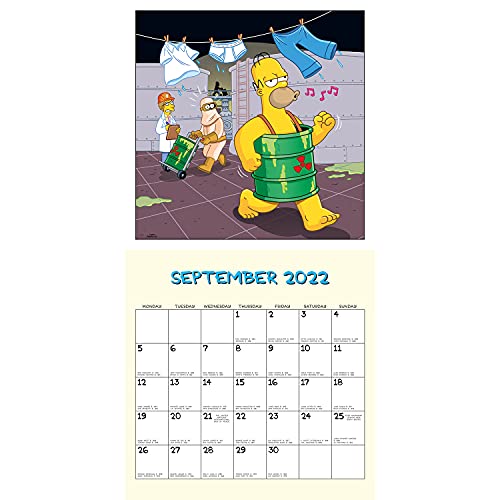Kalender 2022 The Simpsons - Wandkalender 12 Maanden - Maandkalender 2022: Original Danilo-Kalender [Mehrsprachig… - Afbeelding 8