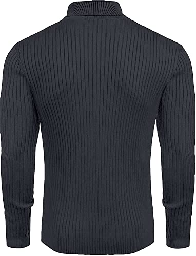 Image of NORTHWIND Men's High Turtle Neck Cotton T-Shirt