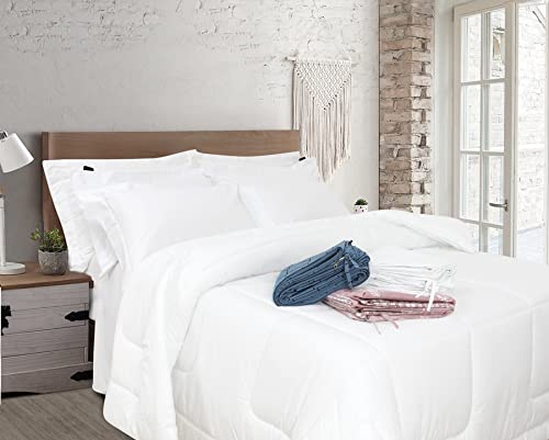 Edredom Zelo Classic para Capa/Duvet Casal - Percal 180 Fios - Branco