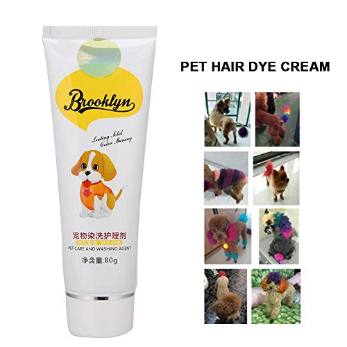 Zetiling Crema colorante per capelli per cani, 80g...