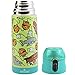 Octonauts Above & Beyond Stainless Steel 13 oz Reusable Water Bottle for Kids, Teal- Double Wall Insulated, Spill Proof Lid w/Built-in Straw-Keep Liquids Hot or Cold For Hours-Fits Most Lunch Bags