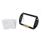 HearthSong Kids Color Pops Glow Drawing Board Artist Light Box, Includes Markers, Stencils, and Eraser - 8.5 H x 14 W