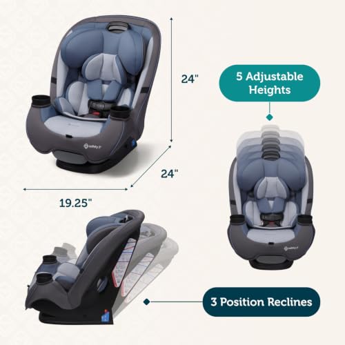 Safety 1st Grow and Go All-in-One Convertible Car Seat - Alaskan Blue - image 9