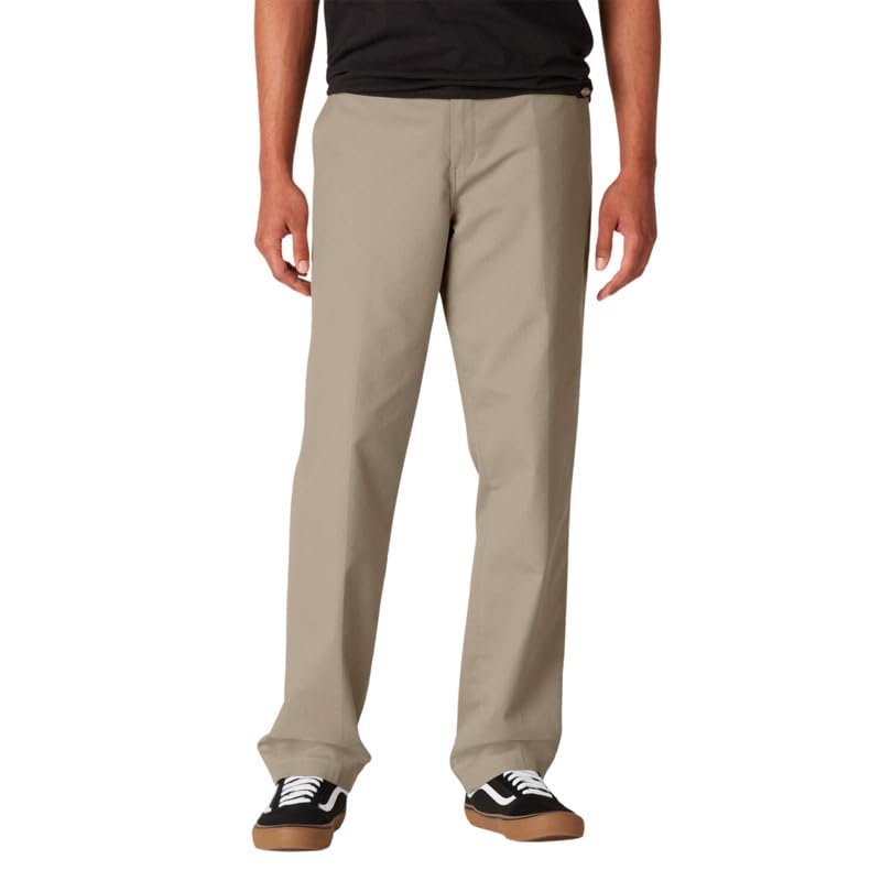 Dickies Men's Skateboarding Twill Slim Pant, Desert Sand V2, 32W x 32L