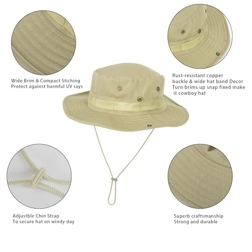 Sombrero Boonie con Ala Ancha y Protección UV miniatura 5