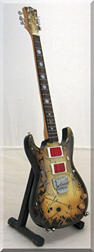 RICHARD Z. KRUSPE Guitare Miniature RAMMSTEIN ESP - Les Beatles, Paul McCartney, John Lennon, RIngo Starr, George Harrison RICHARD Z. KRUSPE Guitare Miniature RAMMSTEIN ESP