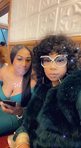 Rmerom Blue Light Blocking Oversized Glasses Stylish Fake Round Eyeglasses For Women Uv400 Protection Eyewear Gva9051 (Leopard/Anti-Blue/W Diamond) #TOP5