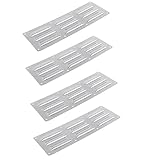Entlüfter & Deckplatten 4 Stücke 304 Edelstahl Marine Boot Yacht Louver Vent 9 Schlitze Belüftung