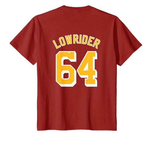 LOWRIDER 64 jersey (number on the back) Classic lowrider car T�V���c