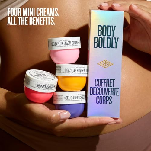 Image of Sol de Janeiro Body Boldly Body Cream Discovery Set - Amazon Exclusive | Trial Size Beauty Minis, 4 Piece Gift Set - 25mL each