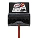 Libman Commercial 919 Lobby Dust Pan and Broom Set (Open Lid), Black/Red (Pack of 2)