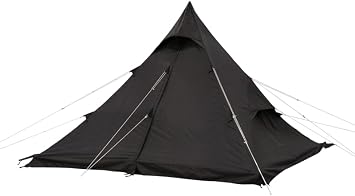 DOD RX Pyramid Tent for Camping - Durable All Season Teepee Tent for Adults Outdoor Camping - 4 Person Tipi Pyramid-Shaped Camping Tent - Quick Easy Setup - Medium