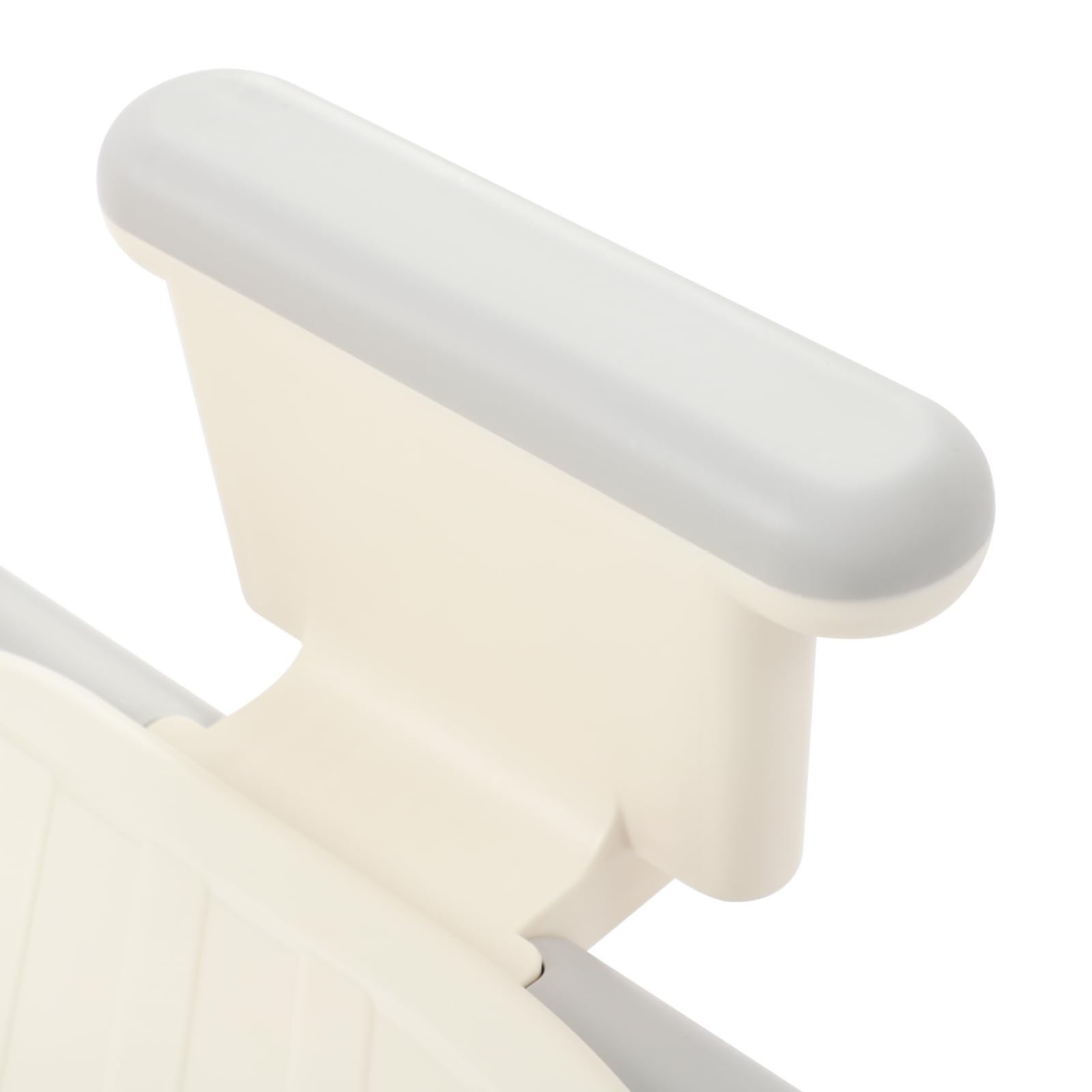 Inodoro portátil plegable de viaje, capacidad máxima de 150 kg, para mesita de noche, juego de inodoro plegable, portátil, inodoro, caravana, senderismo (gris)