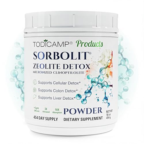 TODICAMP Zeolite Detox Sorbolit - Zeolite Binder Supplement...