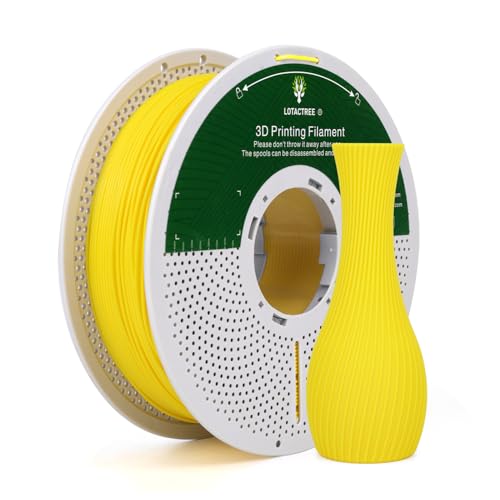 Image of 3D Printer Filament Yellow. PLA Force Filament 1.75mm, 1KG | Lego Yellow PLA-F 3D Filament Offers Superior Toughness and Broad FDM Printer Compatibility