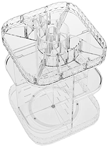 Organizador de maquiagem giratório de acrilico