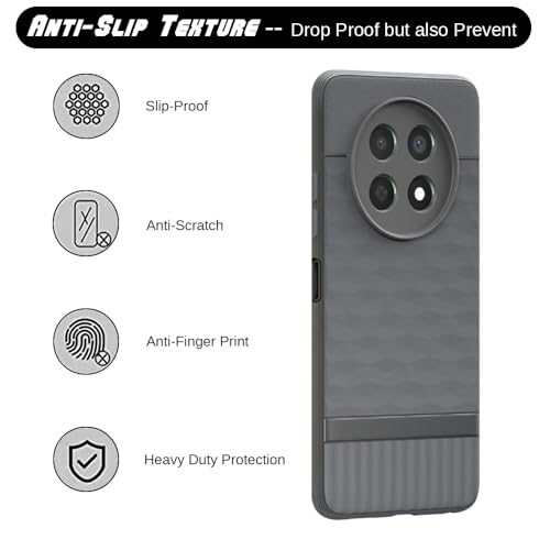 Image of Shockproof Case for Realme C63 5G | Full Camera Protection | TPU Flexible Back Cover for Realme C63 5G (Graphite Grey)
