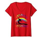 Photo Gallery donna namaste witches - yoga lgbt pride halloween maglietta con collo a v Photo Gallery donna namaste witches - yoga lgbt pride halloween maglietta con collo a v