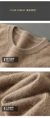 Men's and Winter Long Sleeve Jumpers Tops Solid Cashmere Sweater O-Neck Pullovers Knit Sweater2