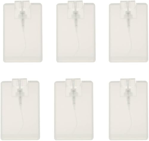 10 botellas de spray de niebla fina similar a una tarjeta de 0.7 fl oz, pulverizador hidratante portátil de plástico para perfumes, aerosoles de
