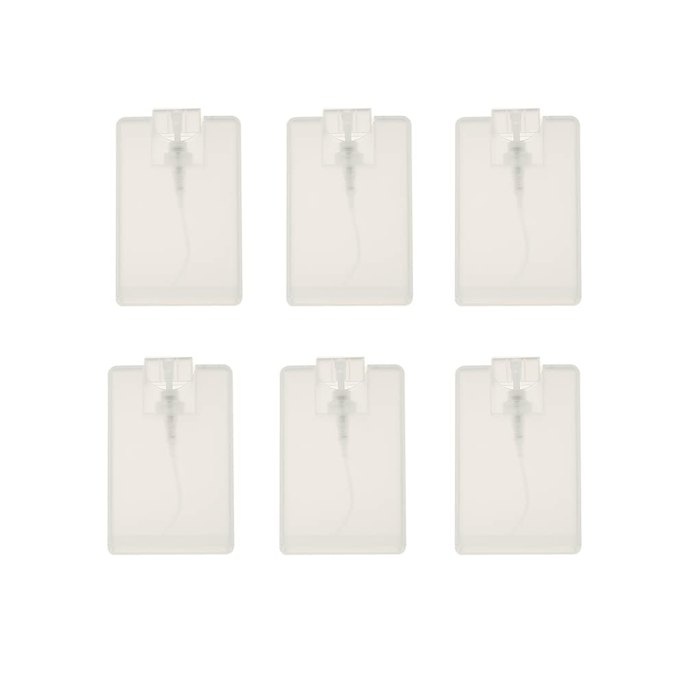 10 Pcs 20ml Card-Like Fine Mist Spray Bottle Plastic Travel Portable Moisturizing Sprayer for Perfume, Hand Sprays Liquid, Freshener (Transparent)