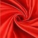 SINSSOWL 10 Pack Satin Red Table Runners 12 X 108 Inches Wedding Table Runner for Party Birthday Banquet Bridal Shower Baby Shower Engagement Table Decorations - Red