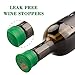 Whaline 8 Pack Christmas Wine Bottle Stoppers and Gift Box, Funny Silicone Reusable Caps Bottle Sealers with a Funny Saying for Wine Beer Bottles