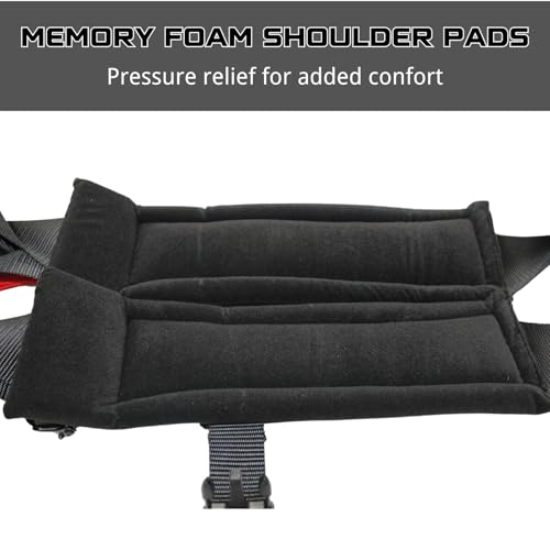 Image of 4 Point Safety Harness with Padding, Latch and Link Safety Harness