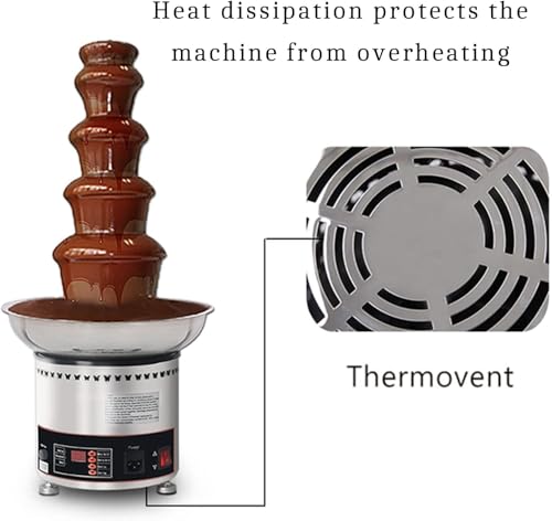 Chocolate Fountain Machine with Temperature Control for Parties and Events, Large Capacity, Ideal for Entertaining and Celebrations - Image 4