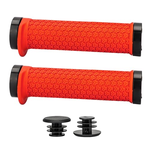 ZHENZQ Comfortable Nonslip Bicycles Handlebar Grips Rubber Cycling Handlebar Sleeve Bilateral Locks Bikes Handlebar Grips