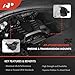 A-Premium 3PCS Engine Motor Mount Transmission Mount and Torque Strut Mount Set Compatible with Jeep BU Series Renegade 2015-2018 & Fiat 500X 2016-2018, 2.4L