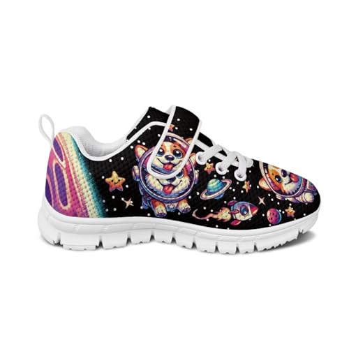 Cute Print Kids Sneaker Girls Running Shoes Non Slip Single Buckle Sneakers Boys Breathable Mesh Shoes2