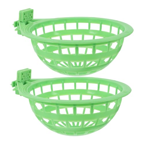 CIYODO 2Pcs Plastic Bird's Nest Storage Containers Sealed Nest Basins for Birds Bird Nest Accessories Suitable for Home Outdoor Use