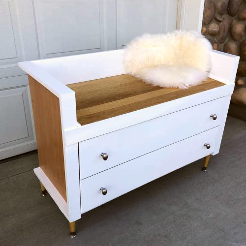 Chalky Chicks Premium Chalk Style Paint For Furniture, Home Decor & Diy Crafts – Eco Friendly – No Sanding, No Primer Needed – Multi Surface Paint – Cottontail (White) – 16 Oz – Made In The Usa #TOP6