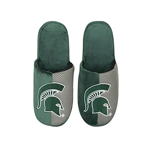 Image of FOCO Oklahoma Sooners NCAA Mens Team Logo Staycation Slippers