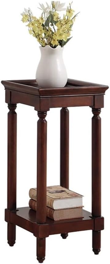 盆栽展示テーブル スクエアアメリカンカントリースタイルディスプレイ盆栽ベース、屋内家庭用装飾植物ラック