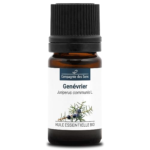 ENEBRO - 5 mL - Aceite Esencial Orgánico de Calidad Superior - 100% Puro, Natural, Quimiotipado y Certificado AB