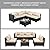 Patio Sectional 6 Pieces All-Weather Wicker Patio Furniture Set Outdoor Sectional with Glass Patio Table Non-Slip Cushions and Waterproof Covers, Khaki
