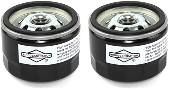 Briggs & Stratton Filtro de aceite estándar de 2-14" (paquete de 2)