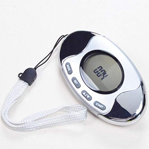 2 in 1 Pedometer with Fat Analyser-Chrome by