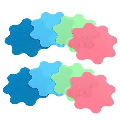 MAGICLULU 8pcs Heat Resistant Silicone Jar Opener Gripper Pads Non-Slip Kitchen Mat Soft Flexible Jar Opener Pads