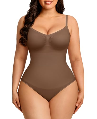 Image of FeelinGirl Shapewear Bodysuit Tummy Control Body Shaper for Women