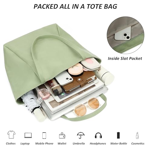 Image of TANTOMI Tote Purse for Women Large Shoulder Bag for Work Travel Purse and Handbags Weekender Bag with Zipper