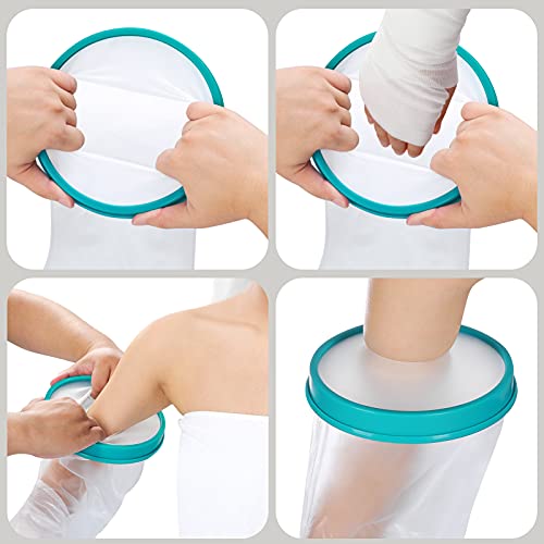 image for DOACT Cast Cover for Shower Arm Adult, Waterproof Cast Cover Full Arm 