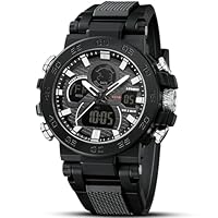 LN LENQIN Orologio Uomo Orologi Digitali Impermeabili Orolog Sportivi da Uomo Con Cronometro Allarme Retroilluminazione EL