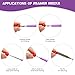 Bead Reamer for Jewelry Making, Bead Spinner Hole Enlarger Tool for Glass Plastic Metal Wood Beads, Remove Burrs, Enlarge Holes, Smooth Edges(5 Pieces)