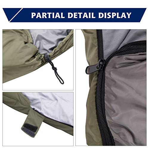 Sleeping Bag for Adults & Kids, Waterproof Lightweight Backpacking Sleeping Bags, Envelope Hooded 3 Season for Camping Hiking Outdoor Travel miniatura 4