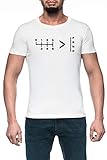 Fabricado en la UE Manual Transmisiones Son Mejor Que Automática Hombre Blanco Camiseta Manga Corta Men\'s White T-Shirt 3XL